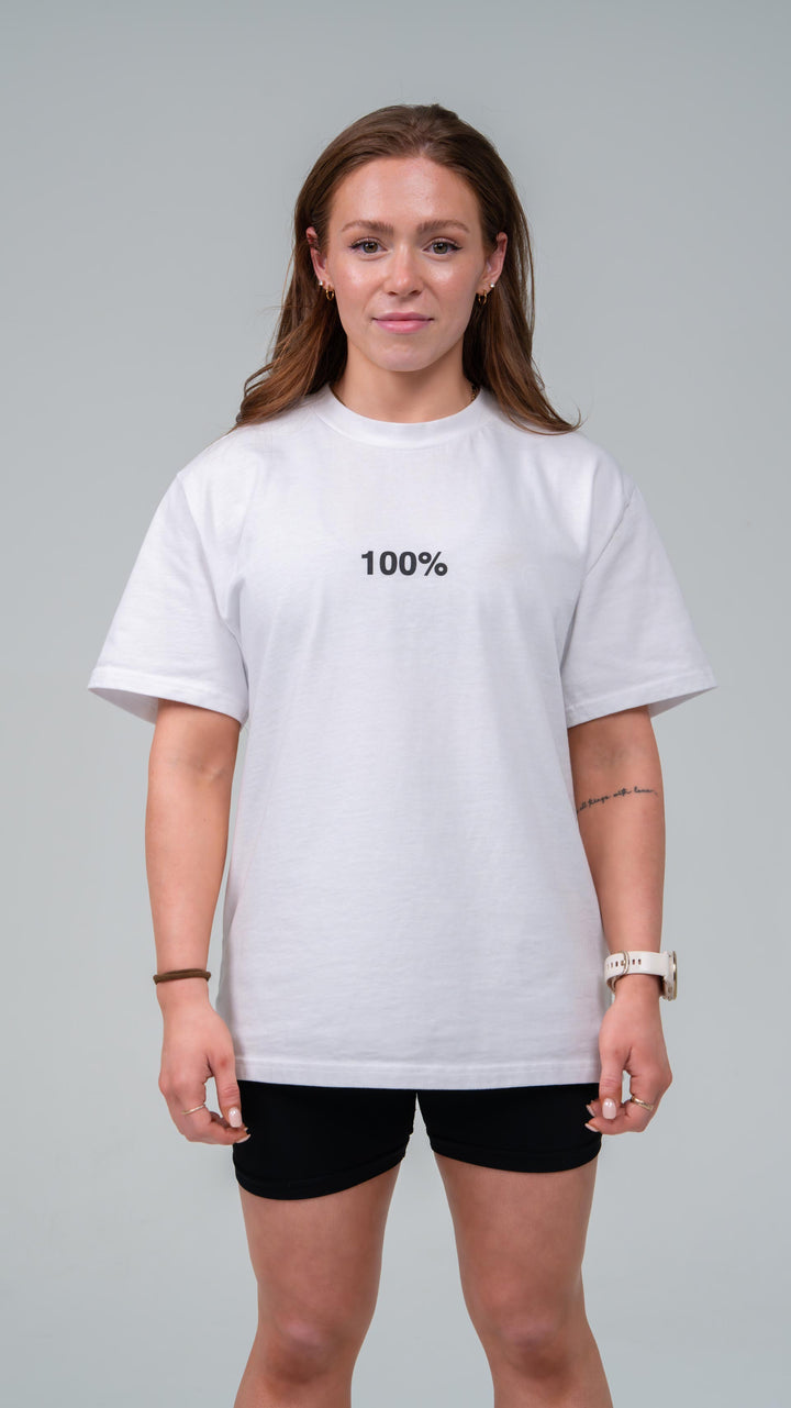 Women's / Unisex 100% MSN Tee Oversize- White