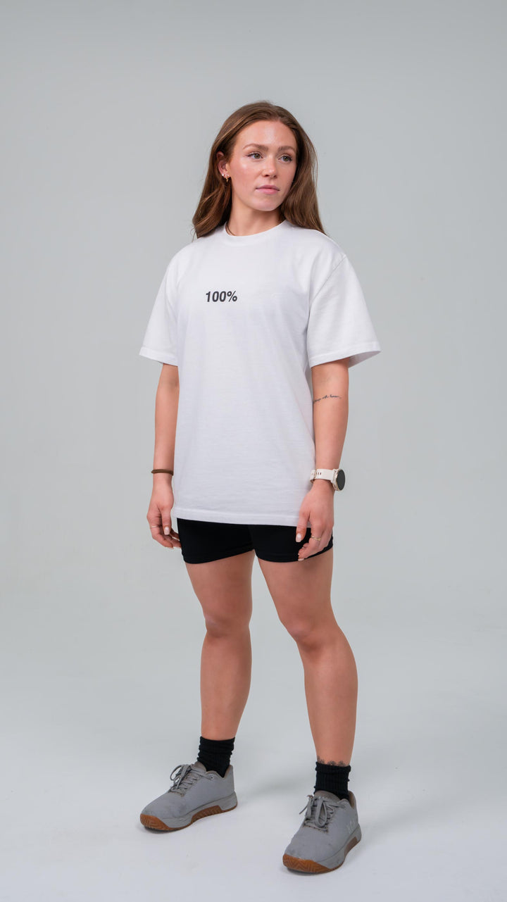 Women's / Unisex 100% MSN Tee Oversize- White