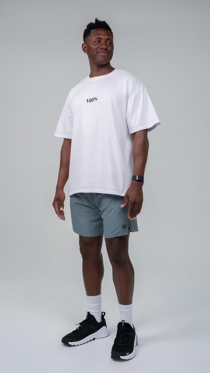 Women's / Unisex 100% MSN Tee Oversize- White
