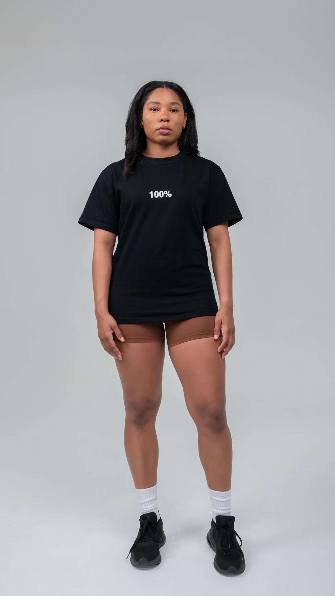 Men's / Unisex 100% MSN Tee Oversize- Black
