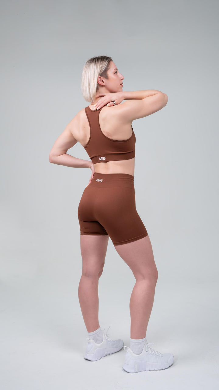 Women’s Terra Performance Biker Shorts - Earth