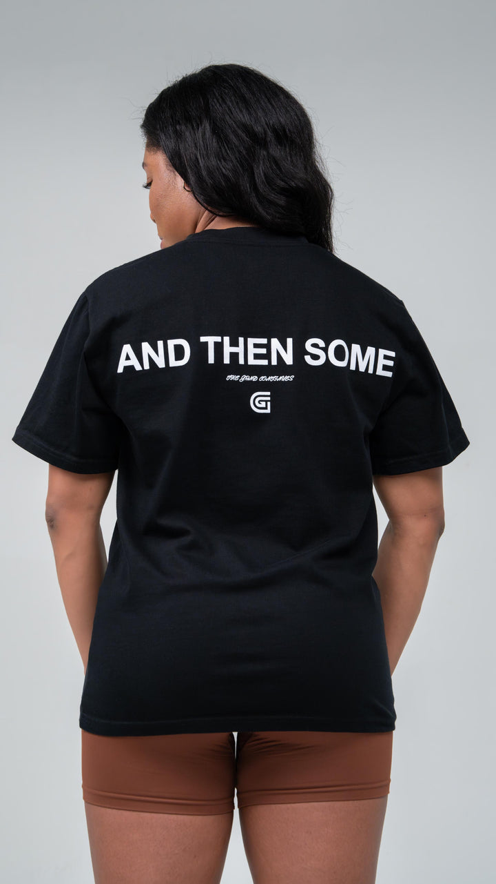 Women's / Unisex 100% MSN Tee Oversize- Black