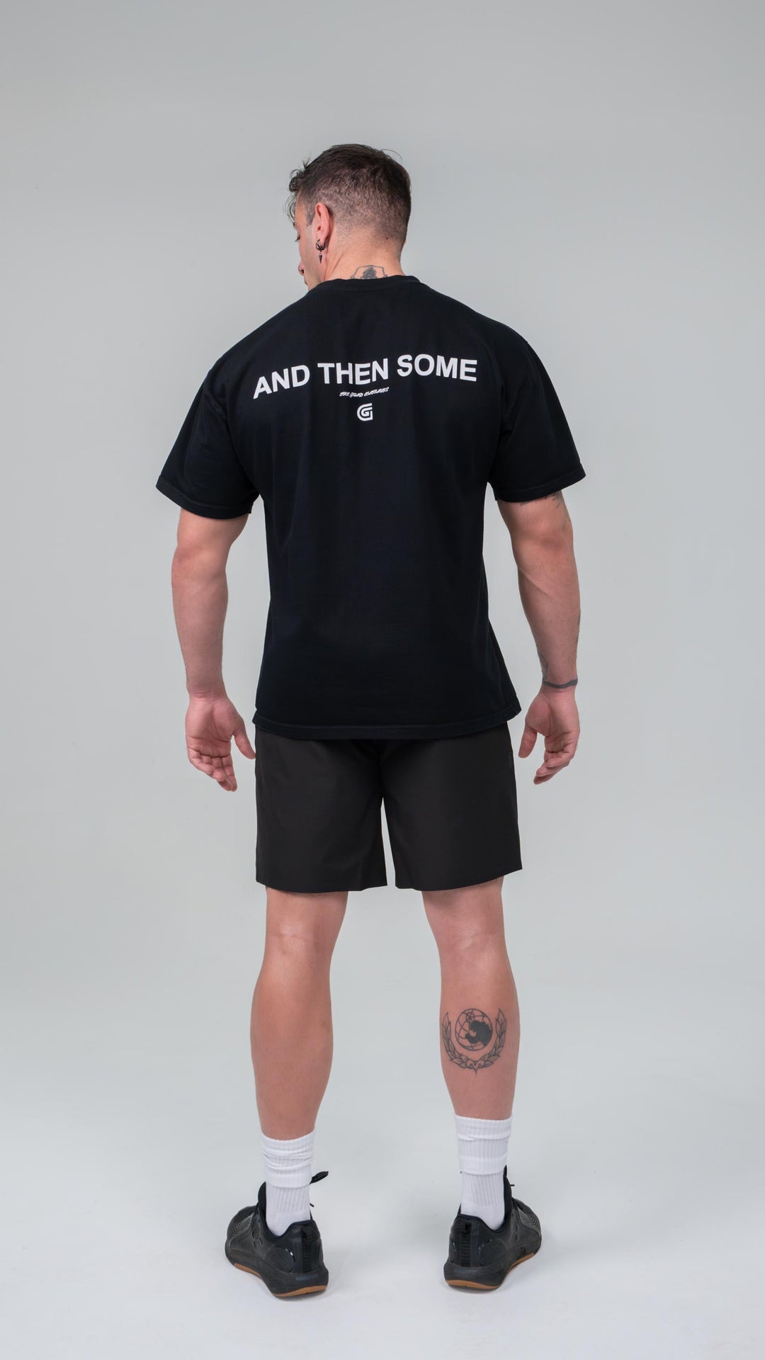 Men's / Unisex 100% MSN Tee Oversize- Black