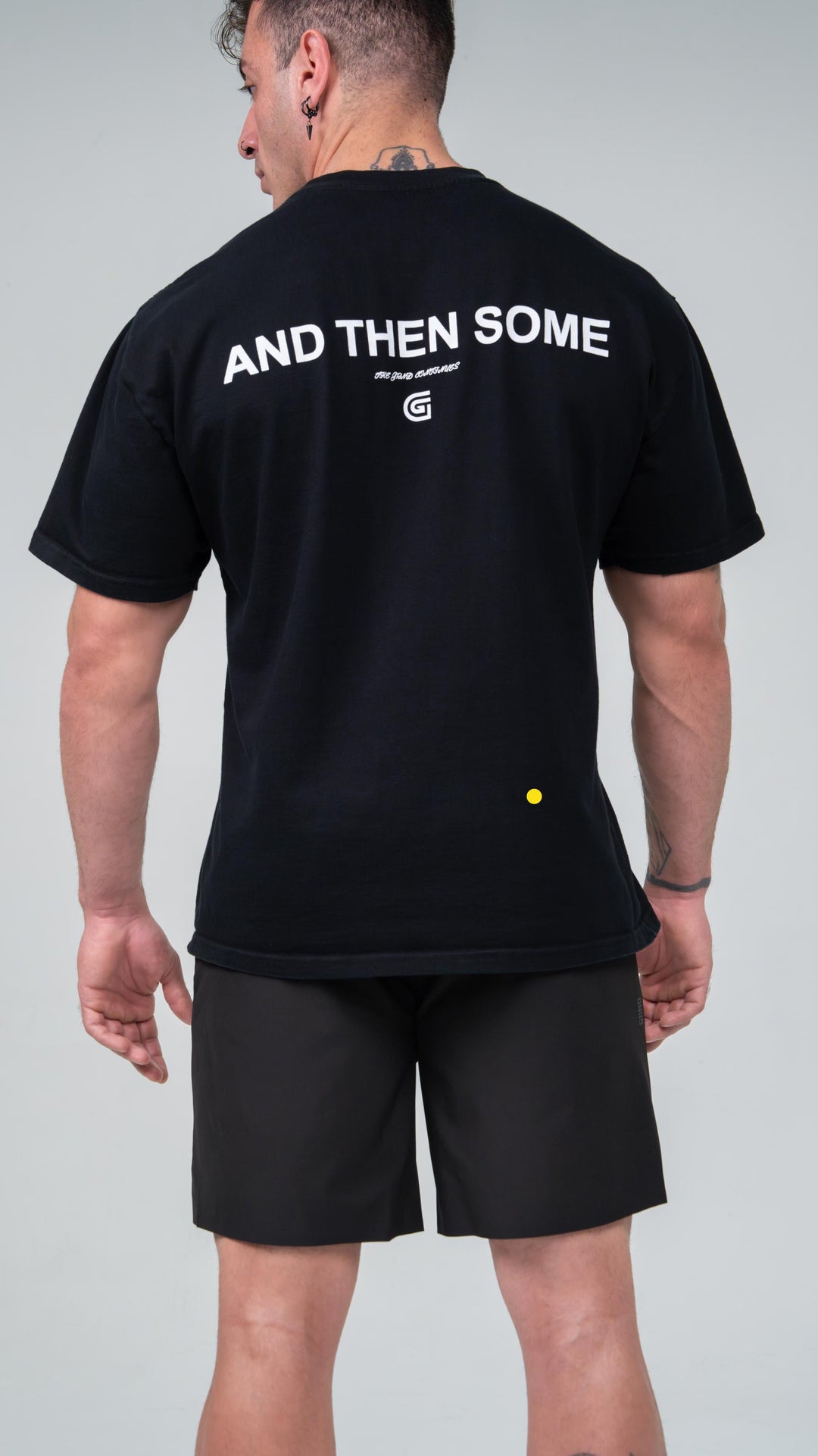 Men's / Unisex 100% MSN Tee Oversize- Black